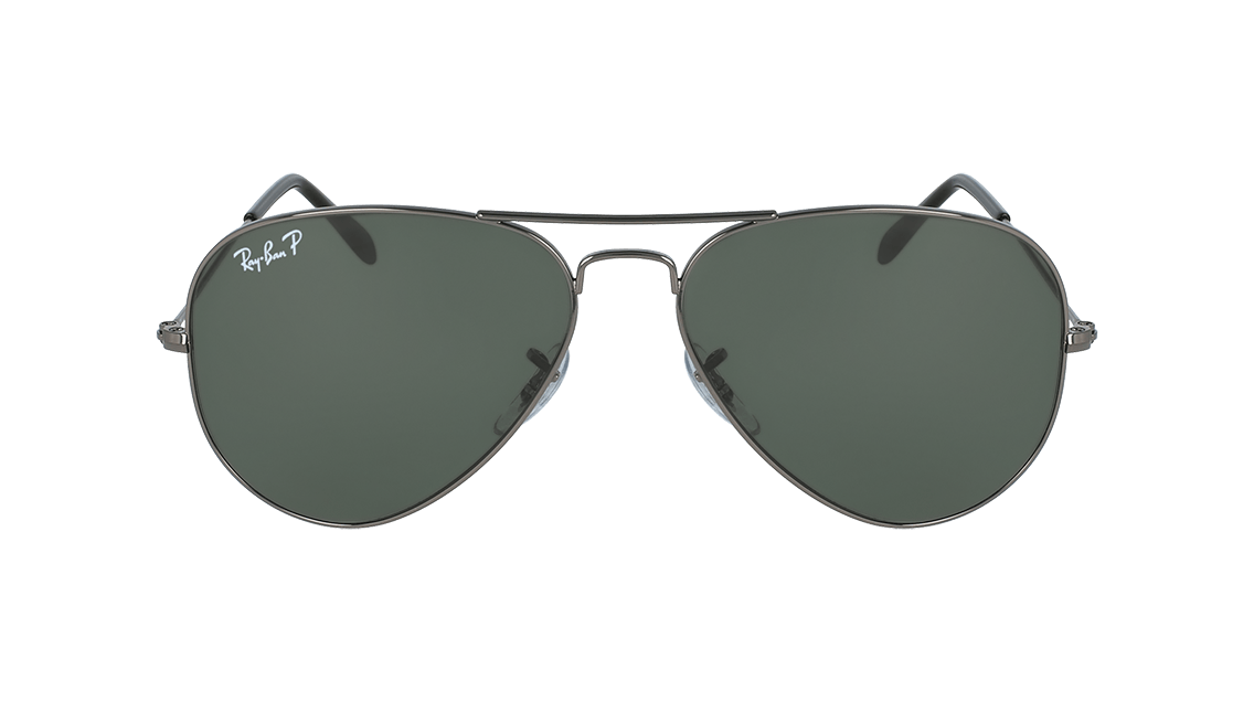 Oversized black ray ban aviators top